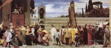 Lord Frederic Leighton œuvres - Cimabues Madonna académisme Frédéric Leighton
